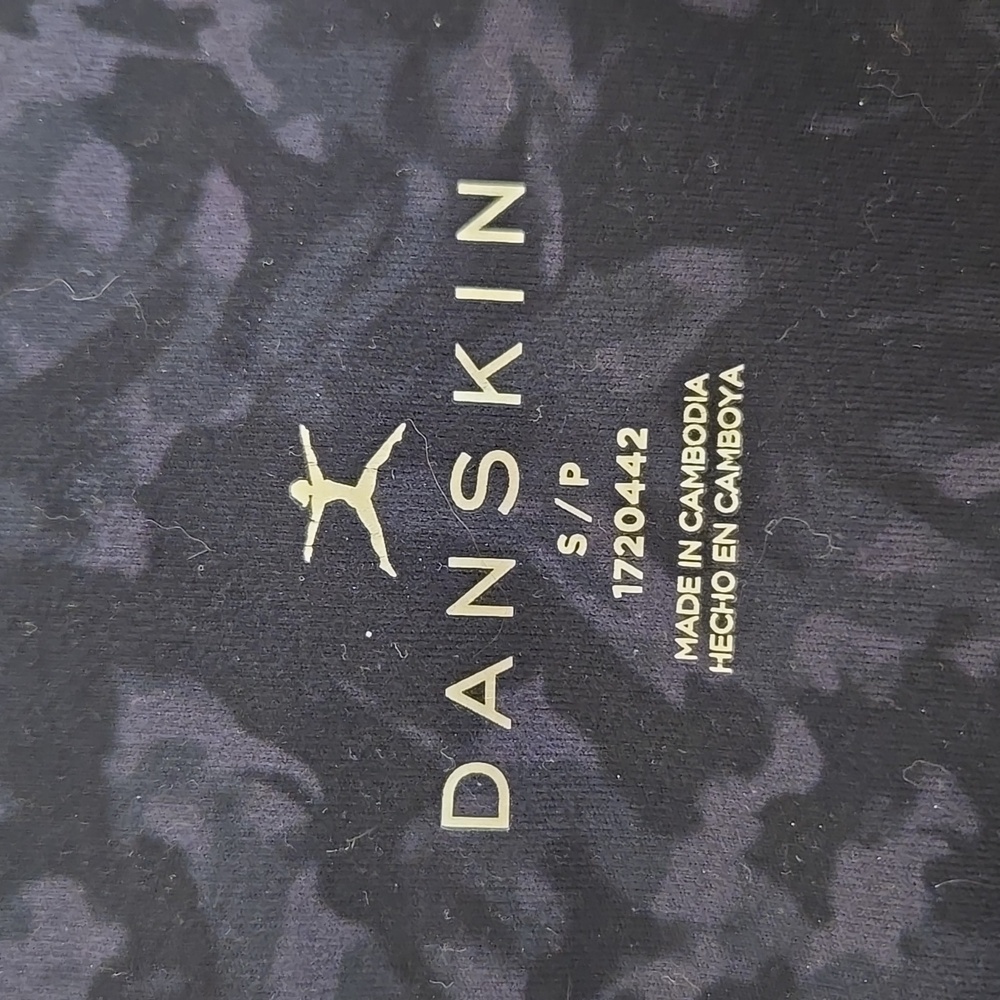 Danskin Petite High Rise Brushed 7/8 Leggings w Pockets Black Gray S - Picture 16 of 16